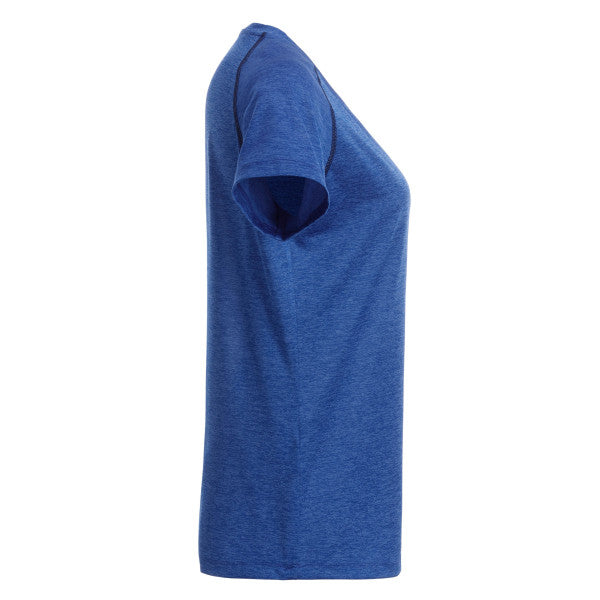 Sports T-Shirt Dame Navy/Melange