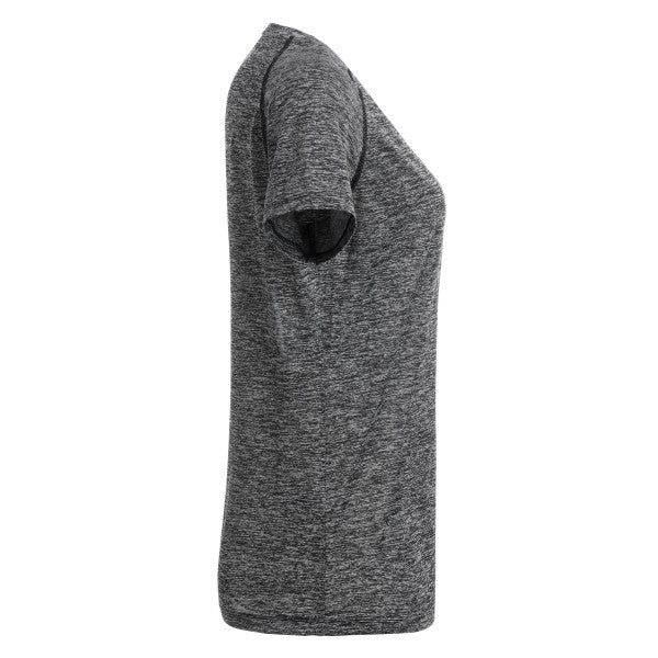 Sports T-Shirt Dame Sort/Melange